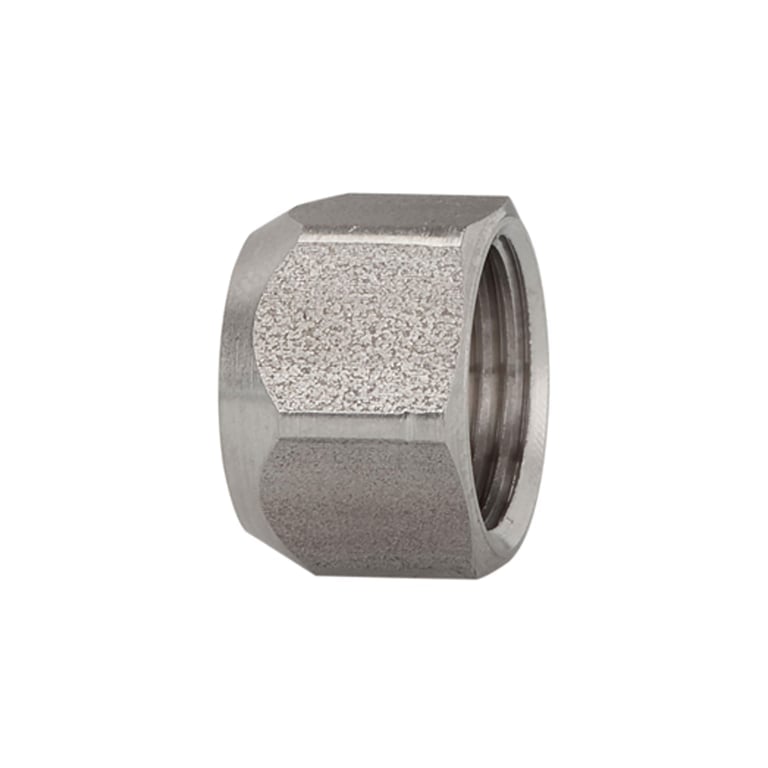 Riegler 110720 Überwurfmutter, M14x1,0, für Schlauch 10/8 mm, SW 16, ES 1.4404