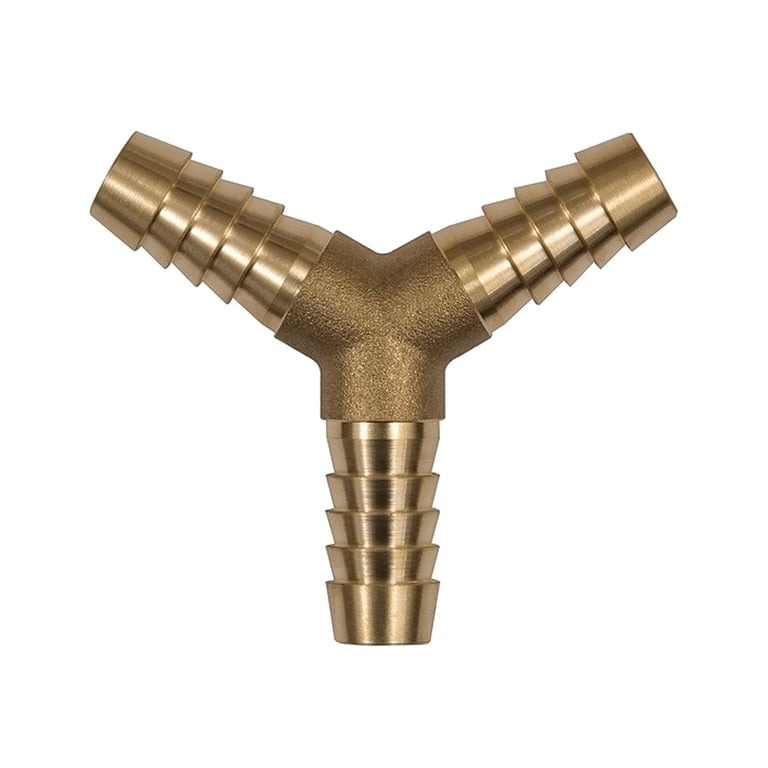 Riegler 134507 Y-Schlauchverbindungsstutzen, für Schlauch LW 5 mm, Messing - Bild 1