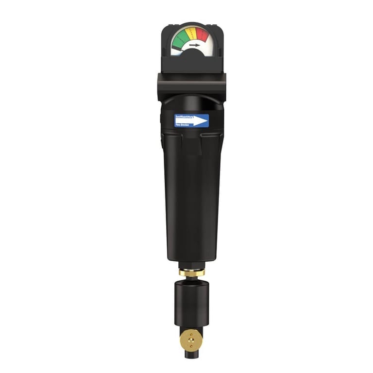 Riegler 199811 Mikrofilter G3/8 mit Differenzdruckmanometer, 0,01 µm - Bild 2
