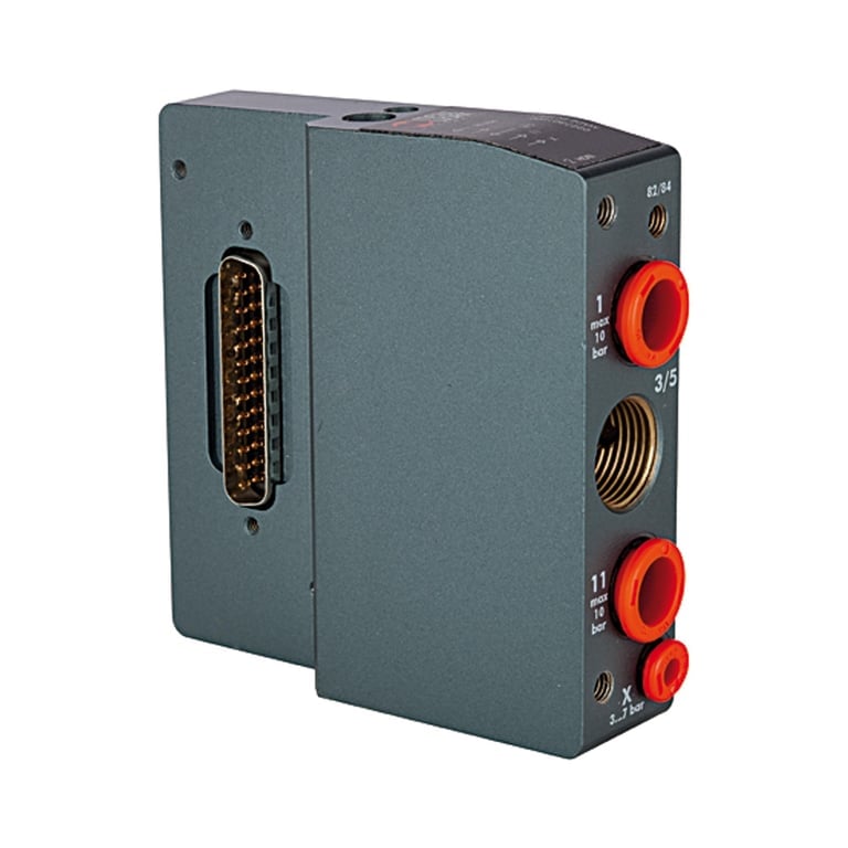 Riegler 106670 Eingangsplatte für Ventilinsel HDM, int. Steuerluft, Multipol