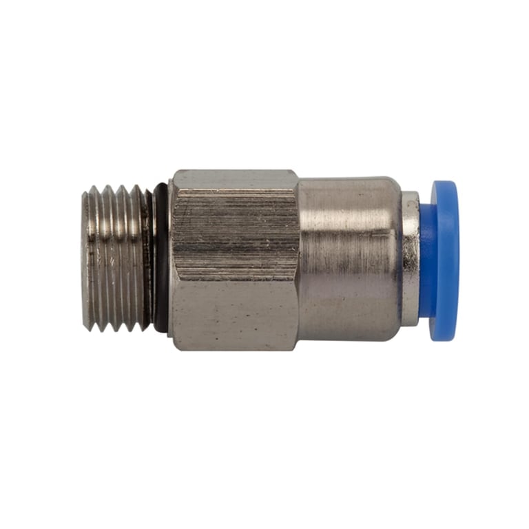 Riegler 110222 Gerades Rückschlagventil »Blaue Serie« Gew.-Schl., G 3/8 a. Ø10mm - Bild 1