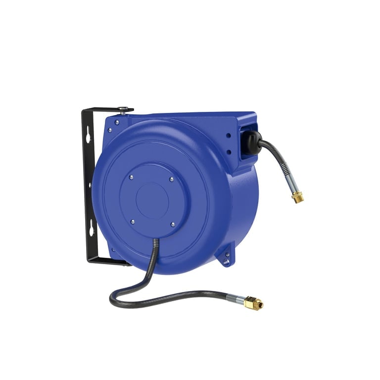 Riegler 206189 Schlauchaufroller,Druckluft/Wasser,PVC-Schl. ø 12x8,R1/4-R3/8, 8m - Bild 1