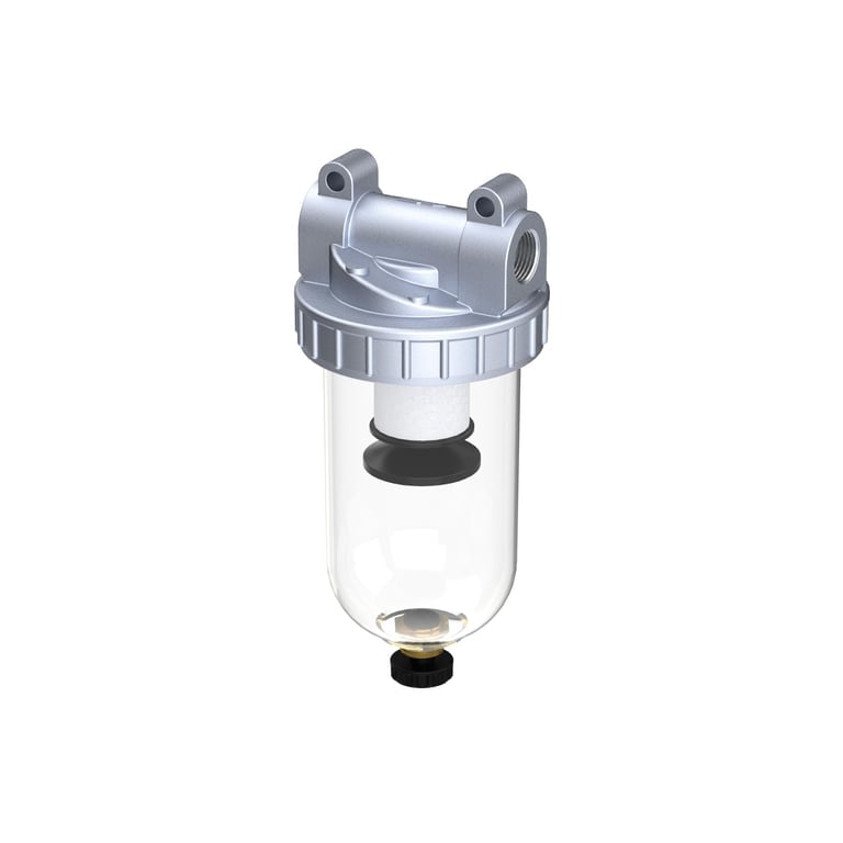Riegler 206300 Filter »Standard«, mit Polycarbonatbehälter, 5 µm, BG 2, G 3/8 - Bild 1