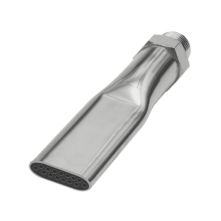 Riegler 114366 Lärmarme Flachdüse, M12x1,25, Messing vern., Düsenbreite 21,0 mm