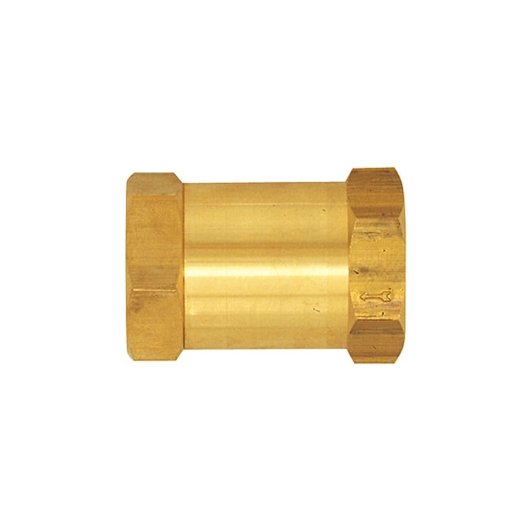 Riegler 132364 Rückschlagventil, Durchgangsform, MS, G 1 IG, 0,1 - 0,2 bar - Bild 1