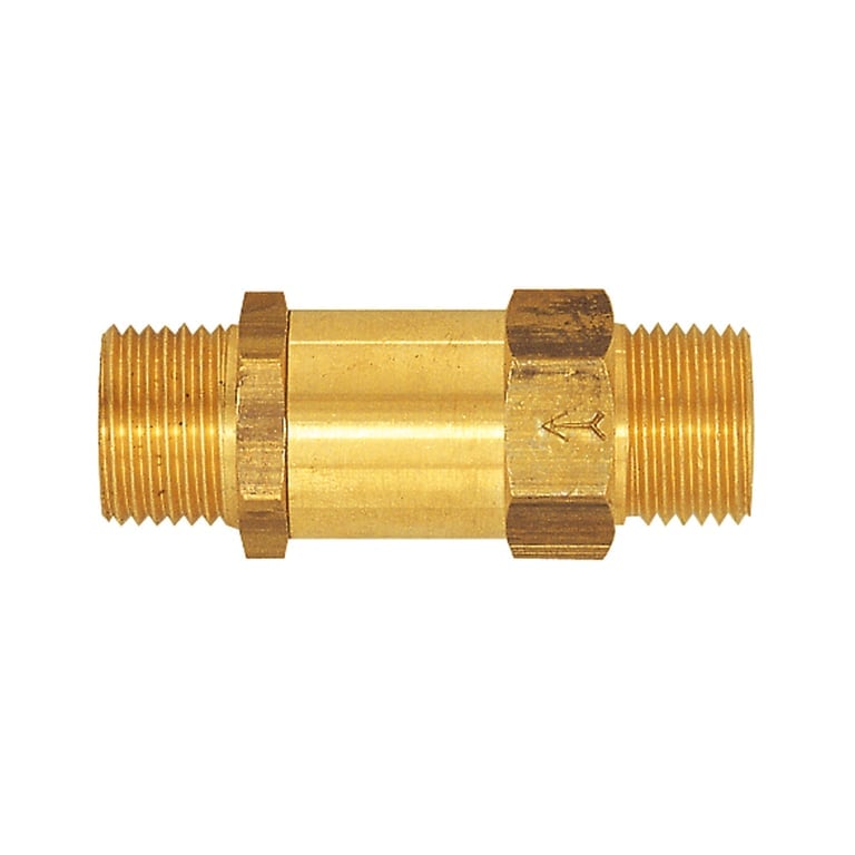 Riegler 103822 Rückschlagventil, Durchgangsform, MS, G 1/2 AG, 0,2 - 0,4 bar - Bild 1