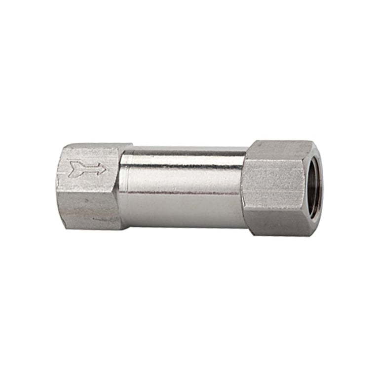 Riegler 103847 Rückschlagventil, Durchgangsform, ES 1.4404, G 1/8, 0,2 bar