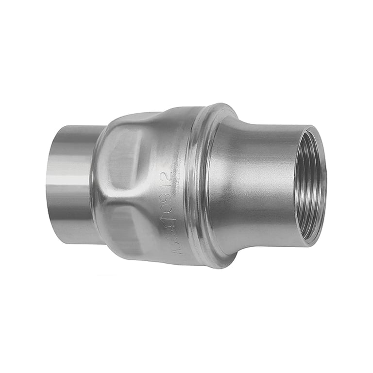 Riegler 103853 Rückschlagventil, leichte Bauweise, ES 1.4301, G 1, 0,03 bar - Bild 1