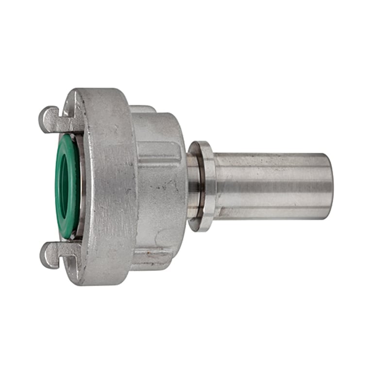 Riegler 108196 Storz-Kupplung, Stutzen, Schaleneinband, MS, Größe 25-D, LW 19 - Bild 1