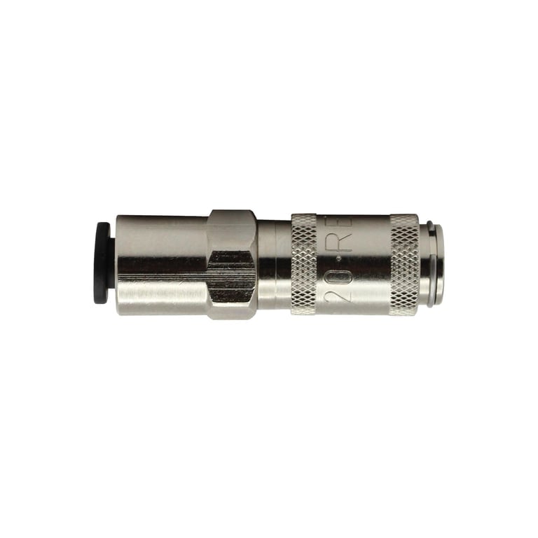 Riegler 107096 Schnellverschlusskupplung NW 2,7 MS vern., push-in Anschluss 4 mm - Bild 1