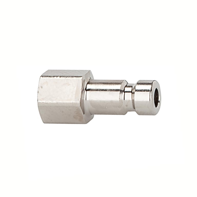 Riegler 156262 Nippel für Kupplungen NW 2,7, Edelstahl 1.4305, M5 IG, SW 7