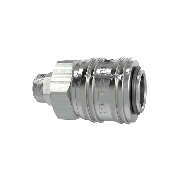 Riegler 107293 Schnellverschlusskupplung NW 7,2 MS vern., Schlauchanschluss 10x8 - Bild 1