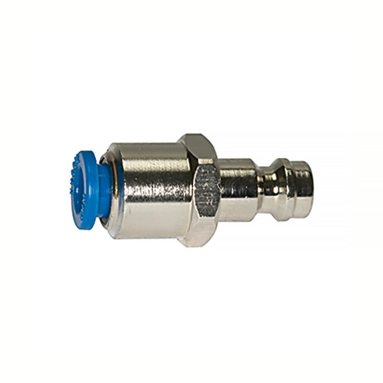 Riegler 107191 Einstecknippel push-in 8 mm, für Kupplungen NW 5, Messing vern.