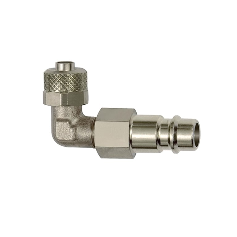 Riegler 107254 Einsteckwinkel für Kuppl. NW 7,2-7,8, MS vern., für Schlauch 8x6