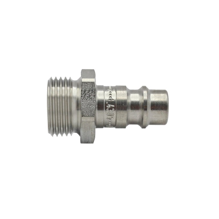 Riegler 107434 Nippel für Kupplungen NW 7,2 - 7,8, Edelstahl 1.4305, G 1/4 AG