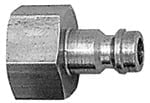 Riegler 107206 Nippel für Kupplungen NW 5, Edelstahl 1.4305, G 1/4 IG, SW 17