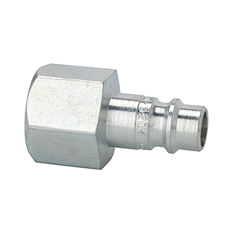 Riegler 107380 Nippel für Kuppl. NW 7,2 - NW 7,8, Stahl gehärtet/verz., G 1/8 IG