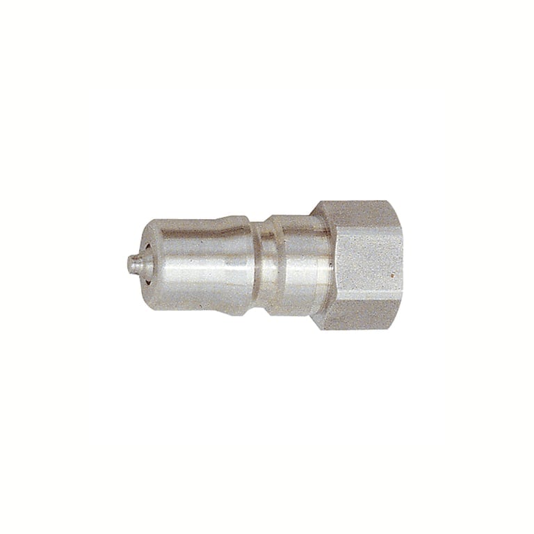 Riegler 107710 Verschlussnippel beidseitig absperr., ES 1.4305, G 3/8 IG, NW 7,5 - Bild 1