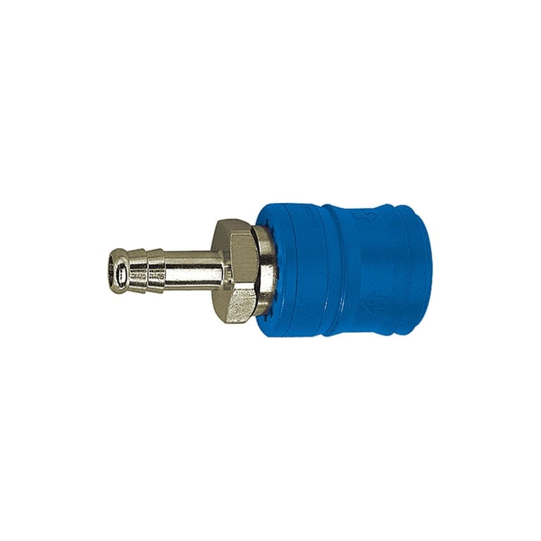 Riegler 107560 Sicherheitskupplung NW 7,4, Typ KE, Messing vern., Tülle LW 6 - Bild 1