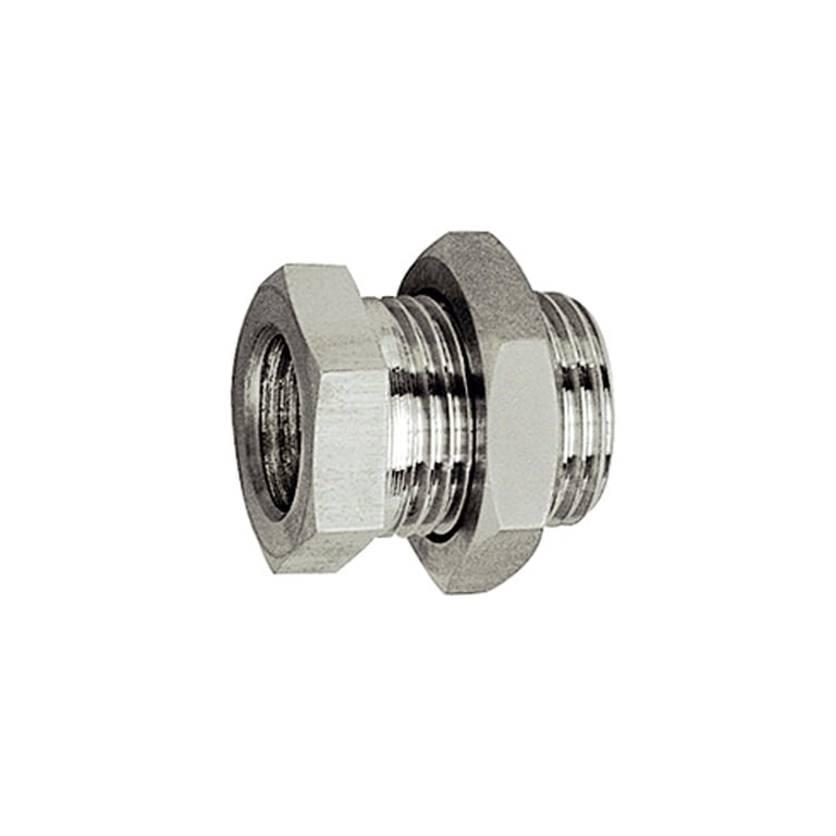 Riegler 111723 Schottverschraubung, G 3/8 a., G 1/4 i., Edelstahl 1.4571 - Bild 1