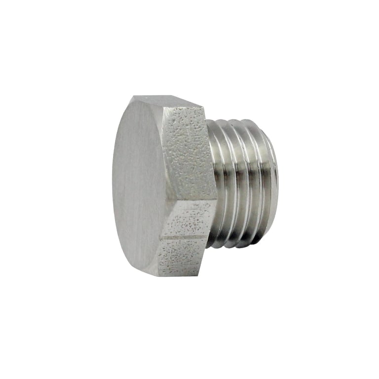 Riegler 111663 Verschlussschraube, Außensechskant, G 3/8, SW 19, ES 1.4571 - Bild 1