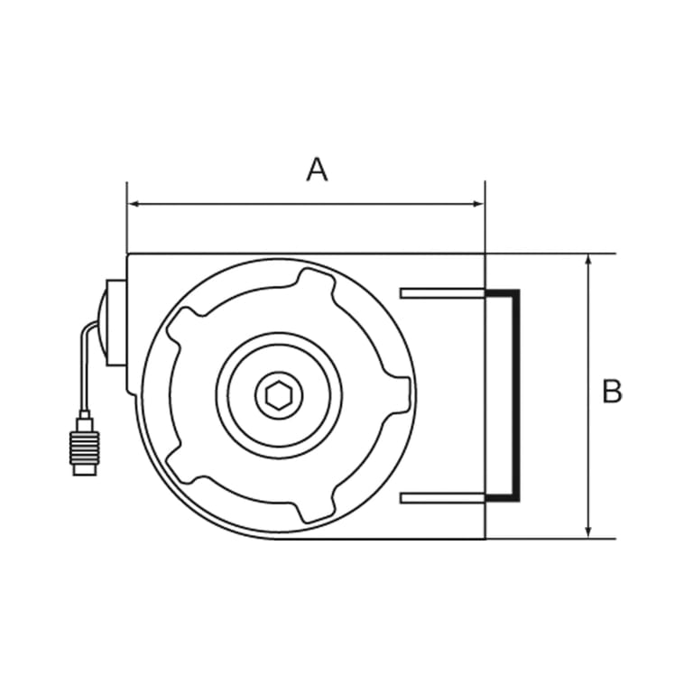 Riegler 113974 Schlauchaufroller Kompaktausführ., PU-Schl. Ø 12x8, G 1/4, 7 m - Bild 2