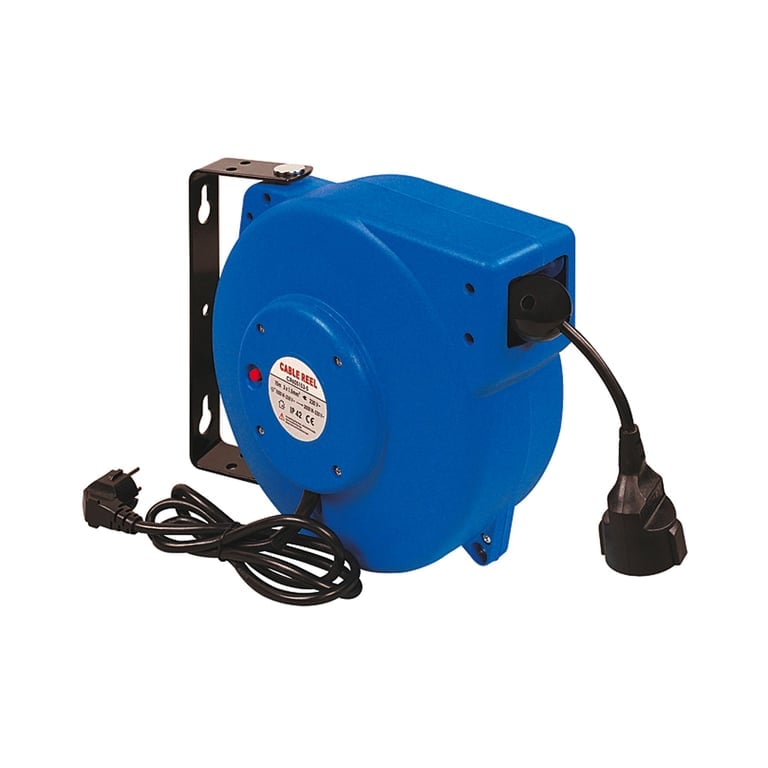 Riegler 113982 Elektro-Kabelaufroller, HO5VV-F, 230V, 50Hz, max. 10 Ampère, 15 m - Bild 1