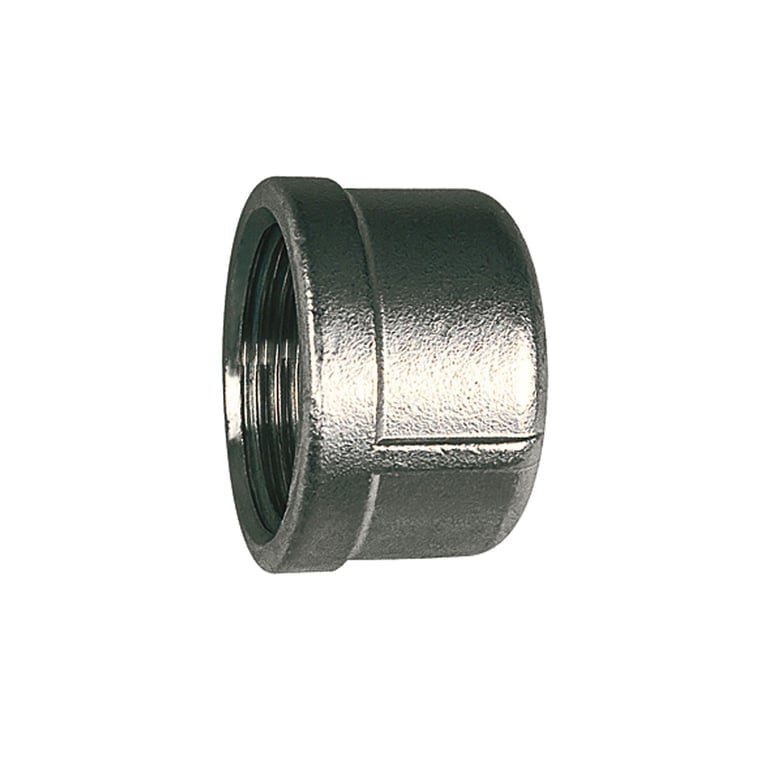 Riegler 111866 Verschlusskappe, rund, G 1/2, Durchmesser 28,0 mm, ES 1.4408