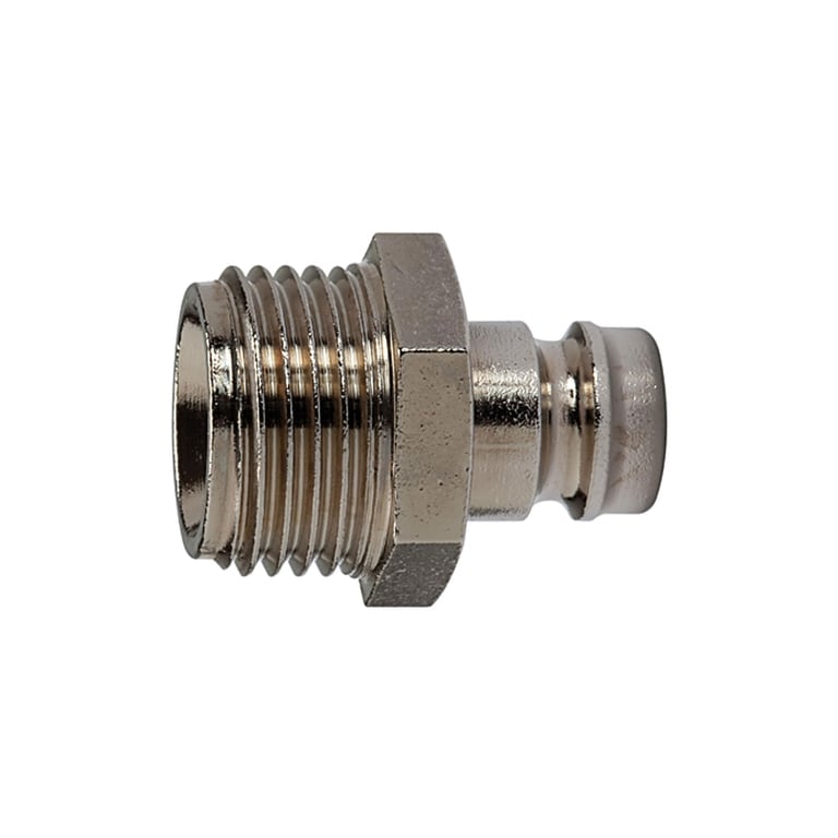 Riegler 107931 Temperier-Einstecknippel DN 6 mit Außengewinde, M8x0,75, SW 11