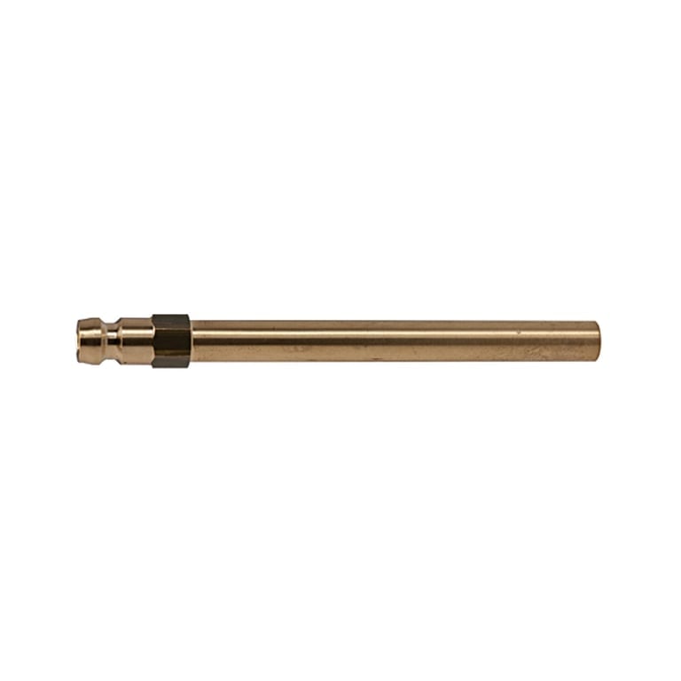 Riegler 107941 Stecknippel-Rohr DN 6, Rohr-Außen-Ø 10 mm, SW 11, Länge 100 mm