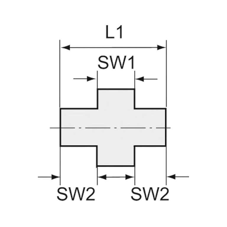Riegler 118082 lös. Doppelgew.nippel,flachdich., Rp 1 1/2, IG, SW 72, ES 1.4408 - Bild 5