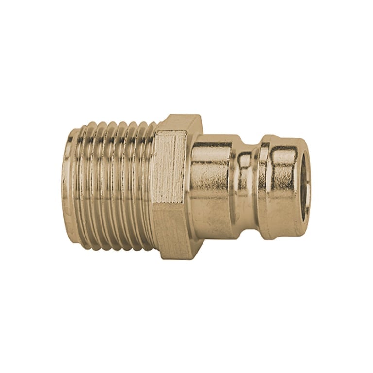 Riegler 107985 Temperier-Einstecknippel DN 9 mit AG, mit Absperrventil, G 1/2