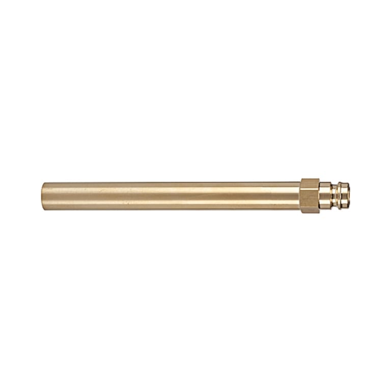 Riegler 107987 Stecknippel-Rohr DN 9, Rohr-Außen-Ø 14 mm, SW 15, Länge 300 mm