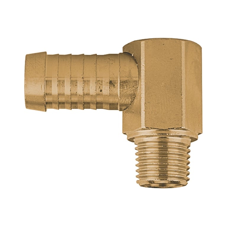 Riegler 108004 Winkel-Gewindetülle 90°, R 1/4 AG, Schlauchanschluss 13 mm