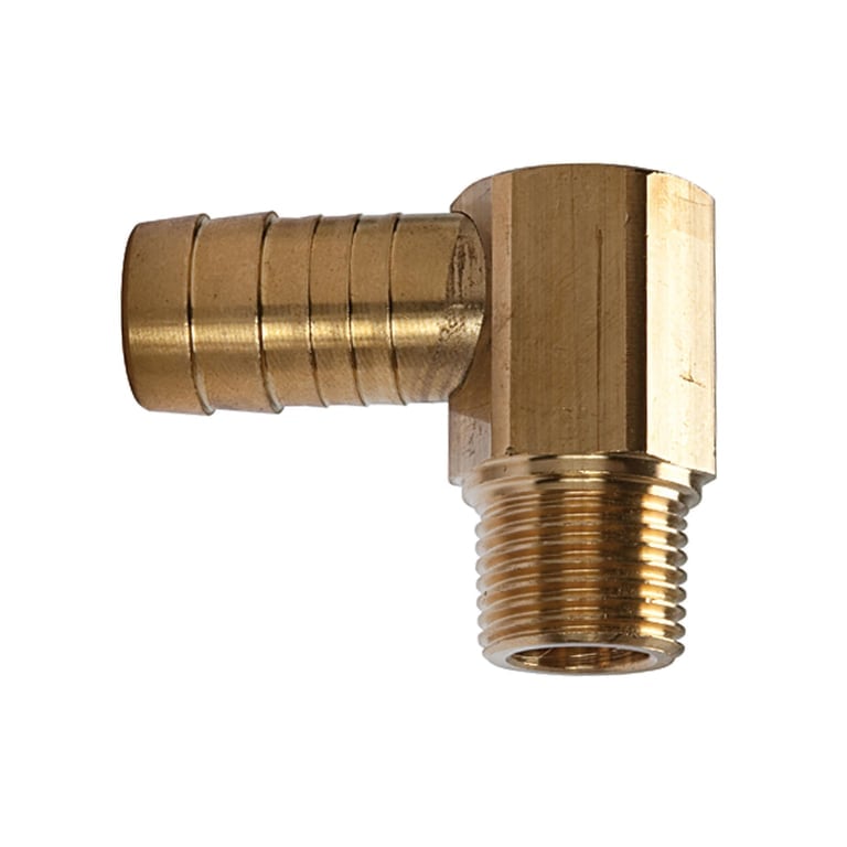 Riegler 108008 Winkel-Gewindetülle 90°, M14x1,5 AG keg., Schlauchanschluss 13 mm