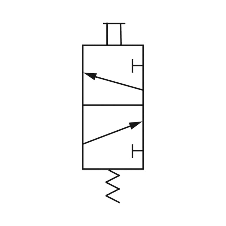 Riegler 115952 3/2-Wegeventil, mechanisch betätigt, »M3«, Stössel, NC, G 1/8 - Bild 2