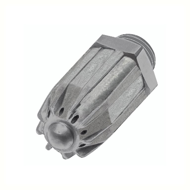 Riegler 114473 Lärmarme Runddüse, G 1/4 AG, Zink-Druckguss, Düsen-Außen-ø 17 mm