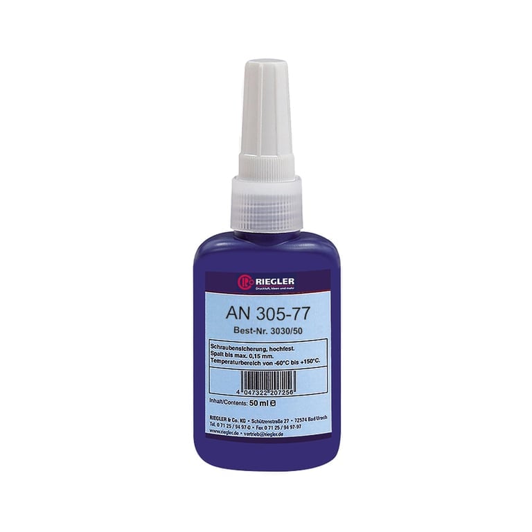 Riegler 114559 Lock AN 305-77, anaerober Klebstoff, mittelfest, 50 ml - Bild 1