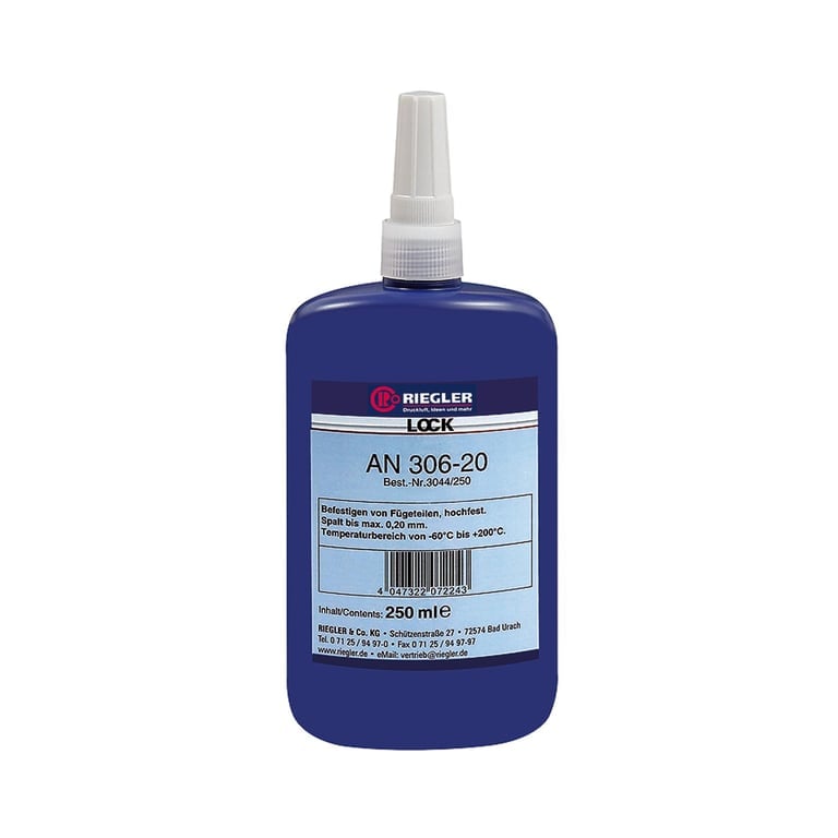 Riegler 114564 Lock AN 306-20, anaerober Klebstoff, hochfest, 250 ml - Bild 1
