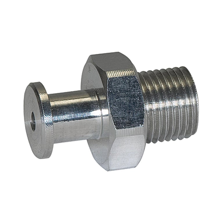 Riegler 108462 Anschlussnippel für Flachsauger, rund »PFG«, G 1/8 AG, Ø 15 mm