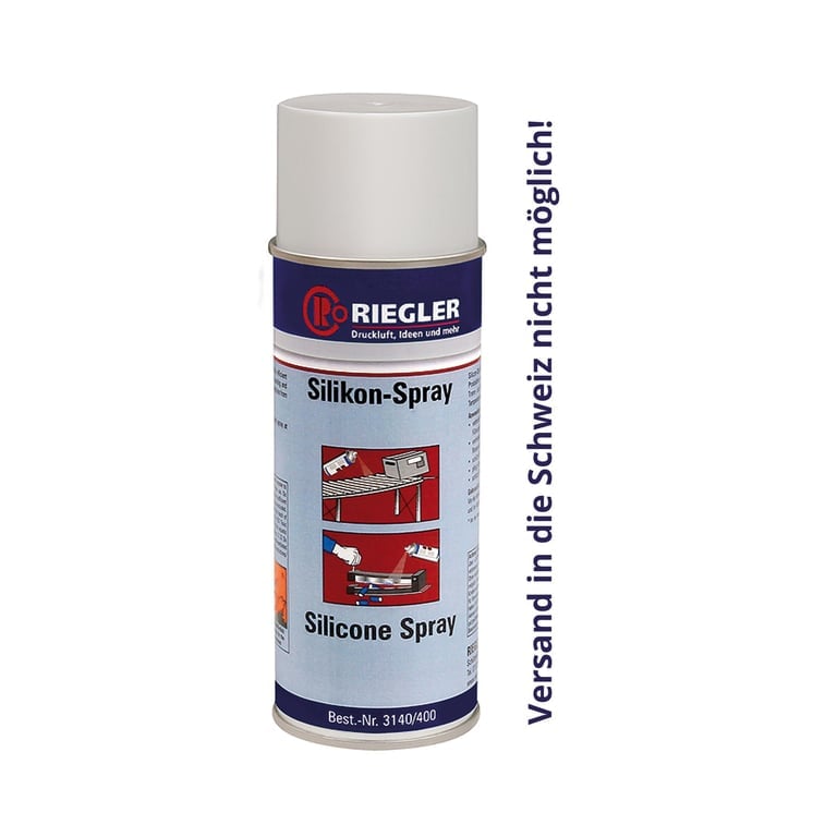 Riegler 114574 Silikon-Spray, Temperatur -50°C bis 250°C, 400 ml