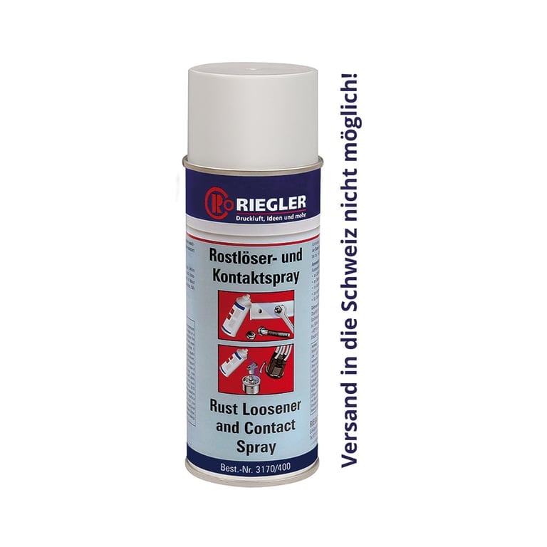 Riegler 114571 Rostlöser-und Kontaktspray, 400 ml