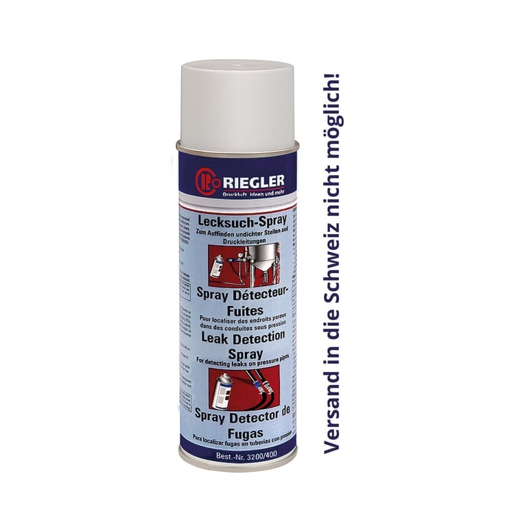 Riegler 114570 Lecksuch-Spray, DVGW-Zulassung, 400 ml - Bild 1