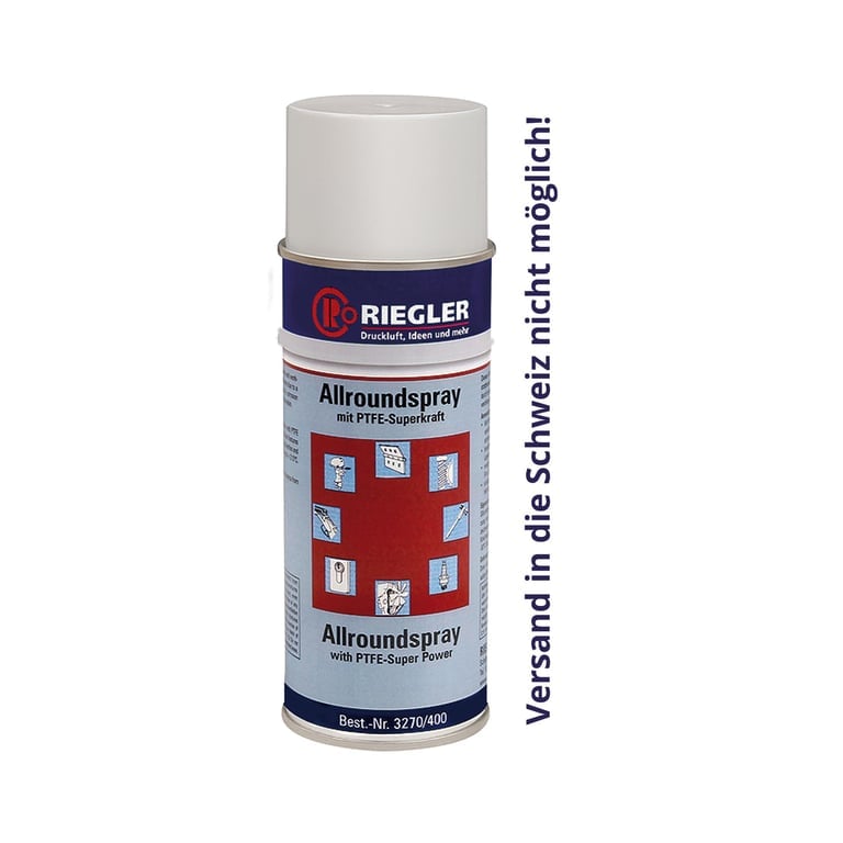 Riegler 114566 Allroundspray, PTFE-haltig, 400 ml