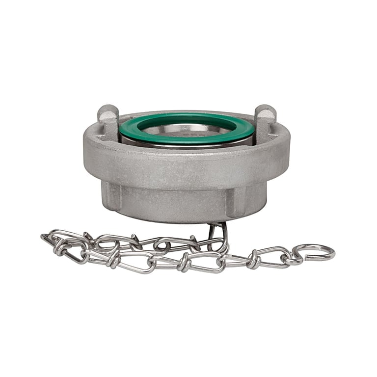 Riegler 108356 Storz-Blindkupplung, Kette, ES V4A, Storz-Größe 32, KA 44 mm