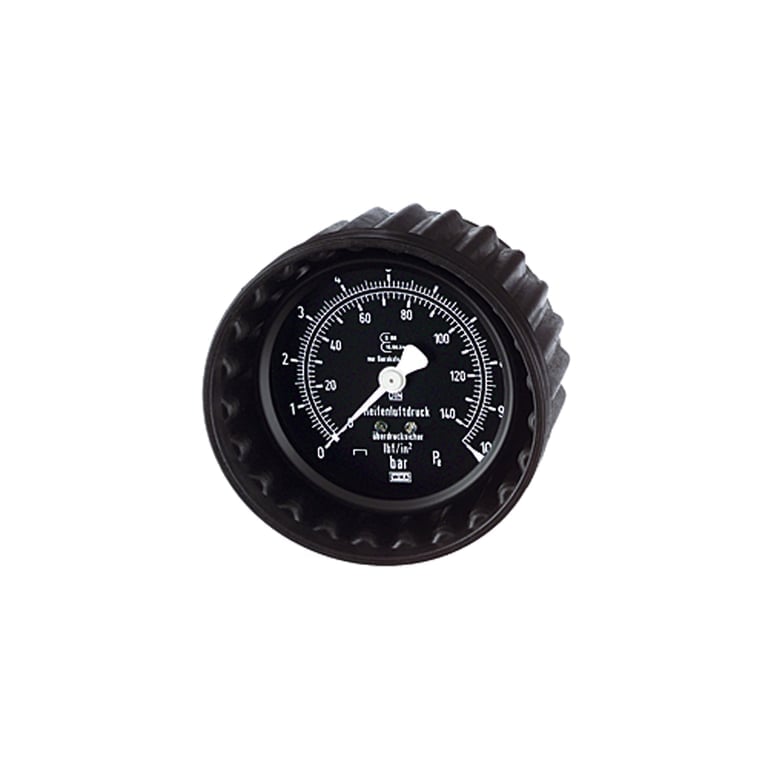 Riegler 114542 Manometer, 0 - 25 bar/350 psi, Ø 80 mm, zum Stecken