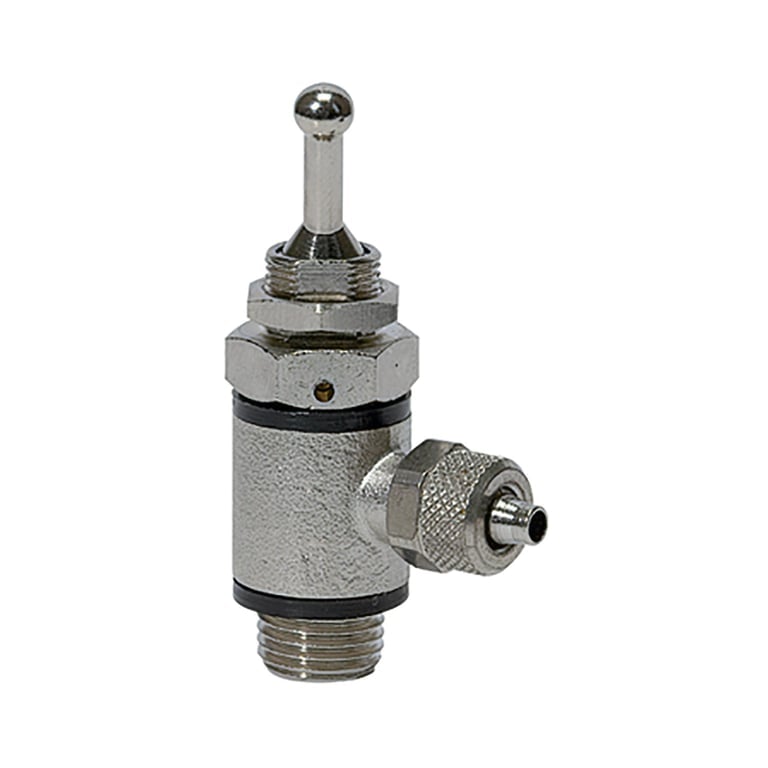 Riegler 107029 3/2-Wege-Kipphebelvent.Schlauchs.Schnellverschr.G1/4,Schl. 8/6 - Bild 1