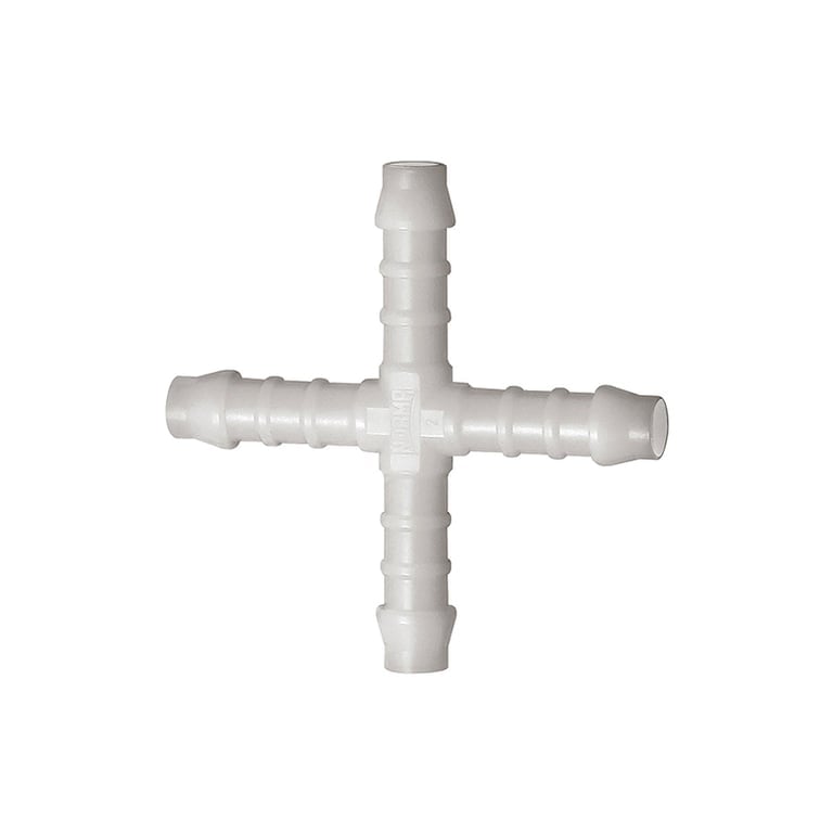 Riegler 111054 Kreuzverbindungsstutzen, für Schlauch LW 6 mm, POM - Bild 1