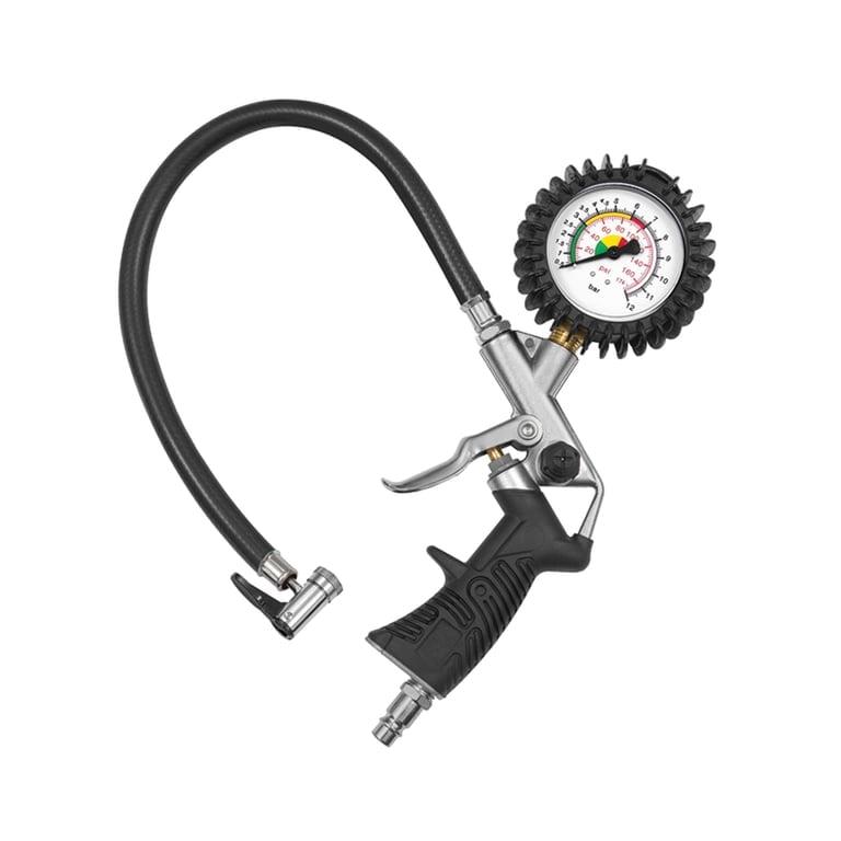 Riegler 136785 Stand.-Handreifenfüllmesser HS, Mano Ø 63 mm, ungeeicht, 0-12 bar