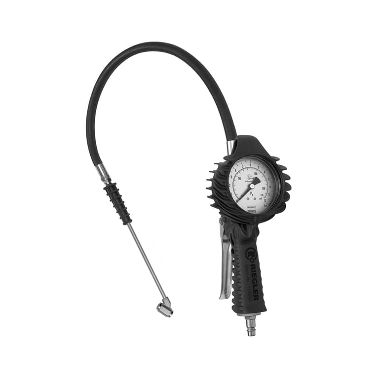 Riegler 136787 Stand.-Handreifenfüllmesser TS, Mano Ø 80 mm, ungeeicht, 0-12 bar